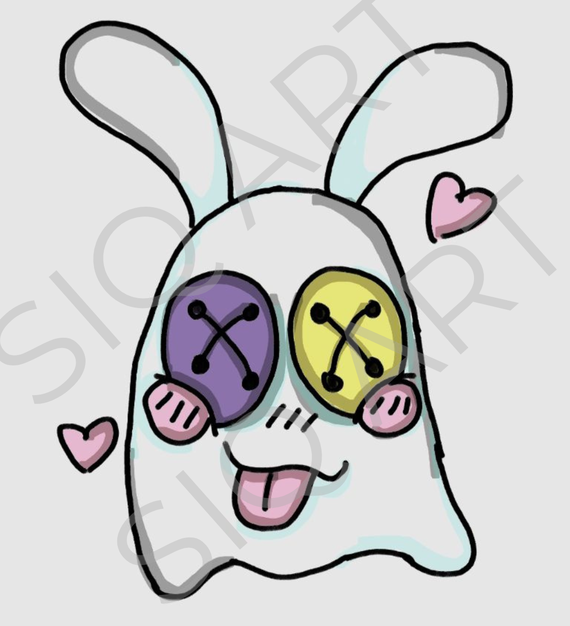 Dead bunny artwork